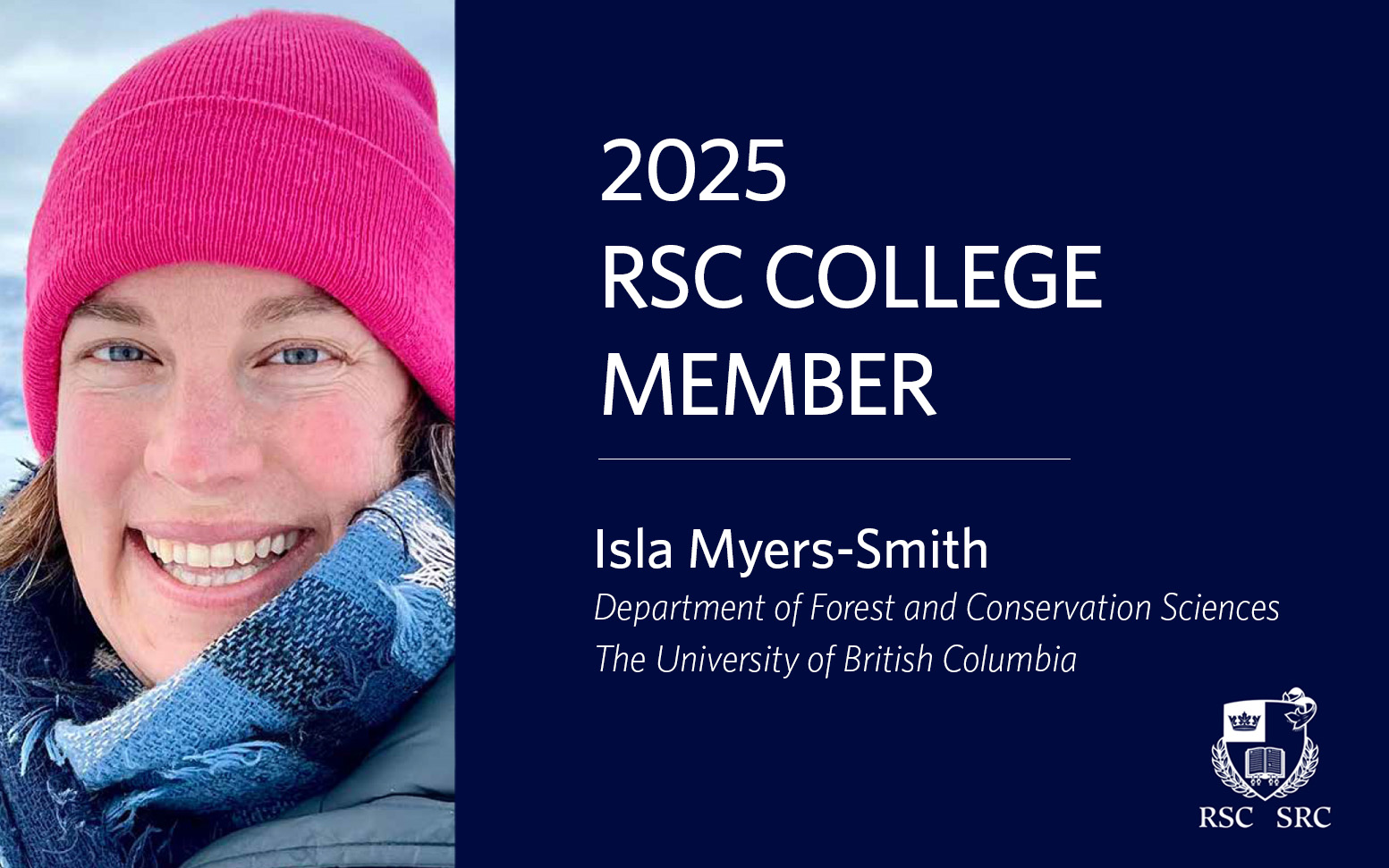 2025 RSC College Member Isla Myers-Smith