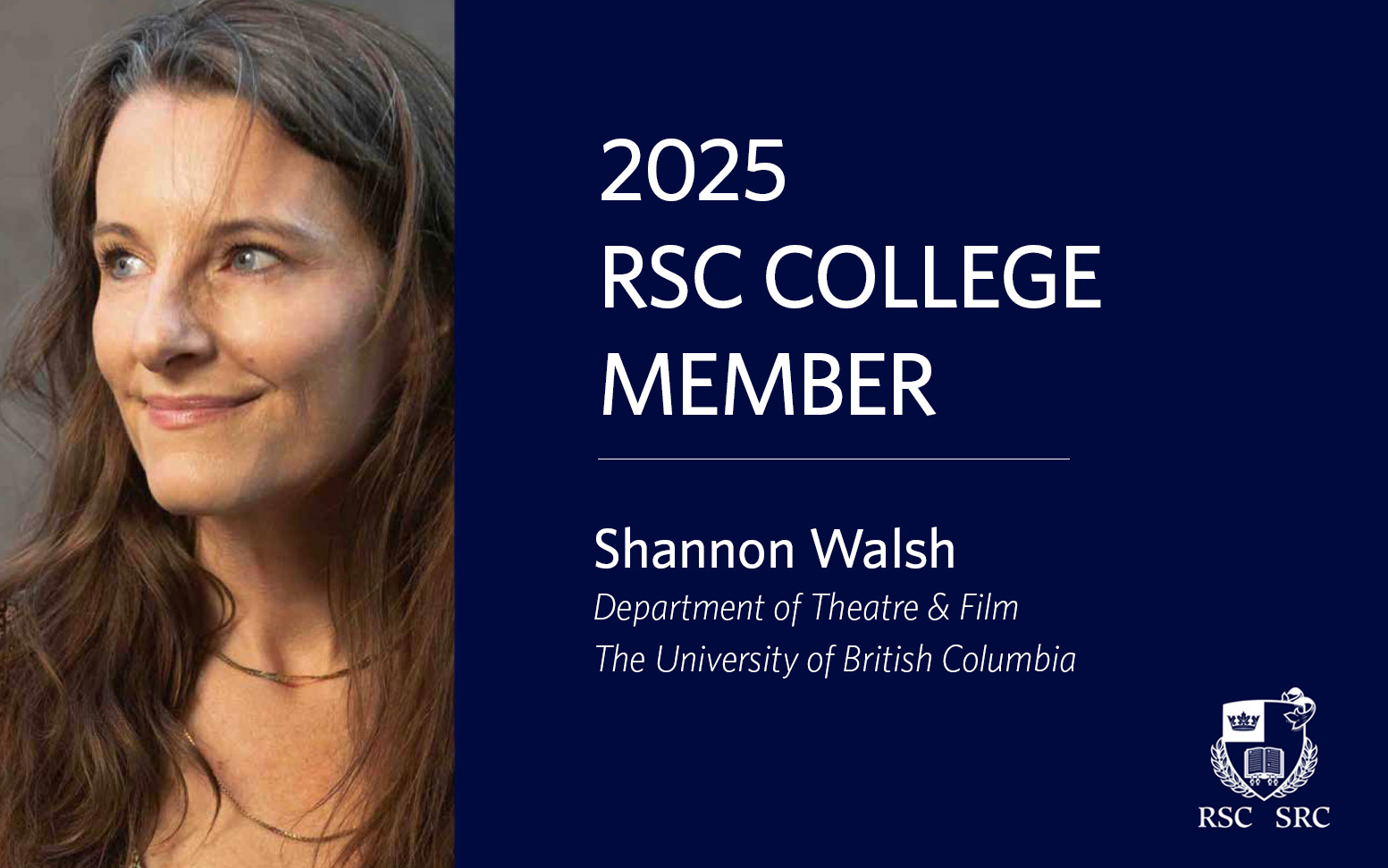2025 RSC College Member Shannon Walsh