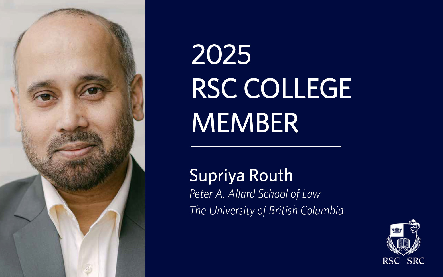 2025 RSC College Member: Supriya Routh