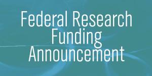 federal research funding announcement. image source: government of canada